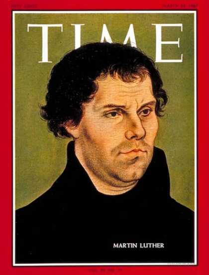 Luther on the Cover of Time Magazine